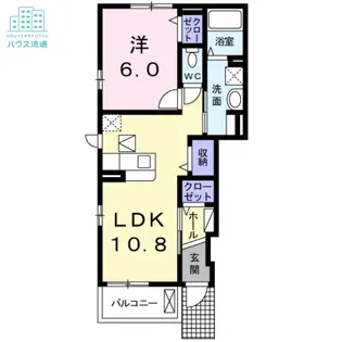 ボンヌール諏訪【1階】の間取り