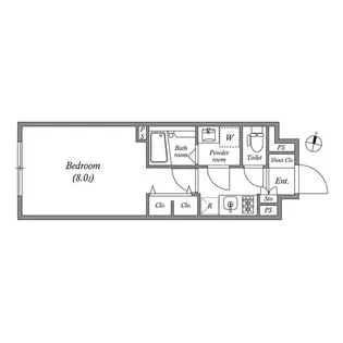 ルネサンスコート池袋【3階】の間取り