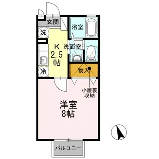 コーポラス泉【2階】の間取り