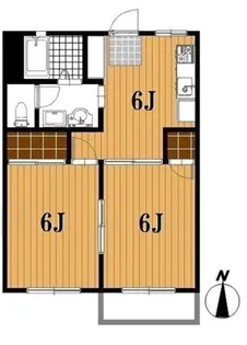 フローラルハイツ【2階】の間取り