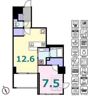神奈川県横浜市中区太田町5【マンション】の間取り