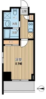 S-FORT小田原栄町【9階】の間取り