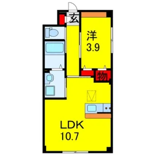 ニューコスモ【3階】の間取り