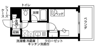 大阪府東大阪市西上小阪【マンション】の間取り