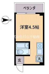 アビタシオン田中【3階】の間取り