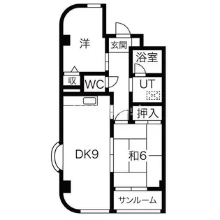 シャロン本厚木【4階】の間取り