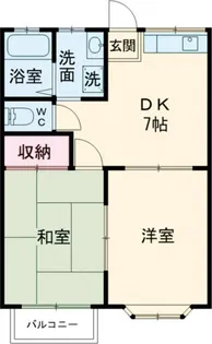 サンロリアン【1階】の間取り
