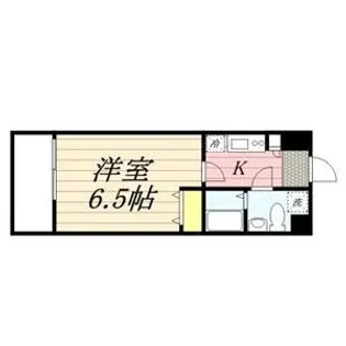 ラセット博多【13階】の間取り