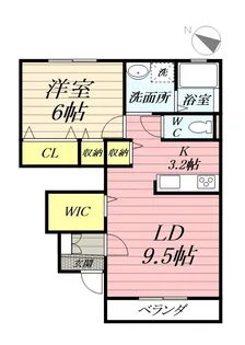 神奈川県小田原市飯田岡【アパート】の間取り