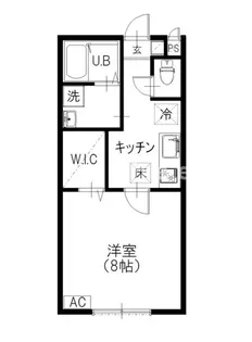 パレスエスケーオー(パレスSKO)【1階】の間取り
