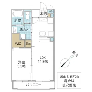 カーサ桜土浦【3階】の間取り