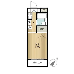 ペアヒルズ大和田【2階】の間取り