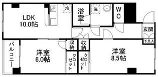 セントレアカマI【3階】の間取り