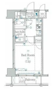 ワイズル・リオン東京立石【4階】の間取り