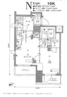 スカイコート蒲田壱番館【8階】の間取り