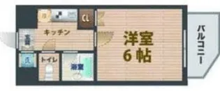 ルーブル中野坂上参番館【6階】の間取り