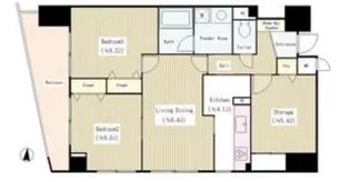 東京都江東区大島1【マンション】の間取り