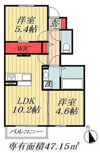 千葉県市川市本行徳【アパート】の間取り