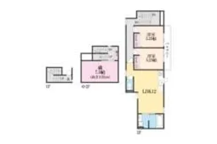 BelleLead御所東【2階】の間取り