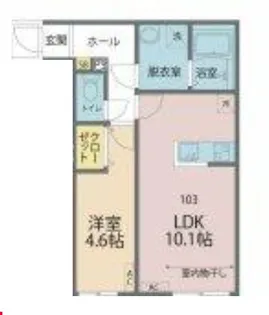 カインドネス西八王子台町【2階】の間取り