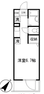 LYNX赤塚新町【4階】の間取り
