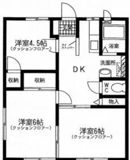 グリーンコート椿森【1階】の間取り