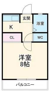 ドエルKM2【1階】の間取り