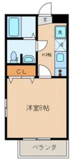 アロッジオK【2階】の間取り