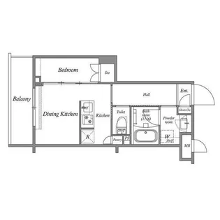 ACP Residence 中延【1階】の間取り