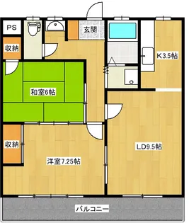 福島県郡山市富田町字下西田【アパート】の間取り
