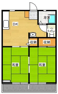 岡山県総社市真壁【アパート】の間取り
