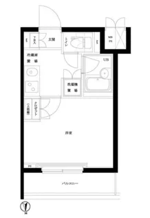 東京都杉並区和田1【マンション】の間取り