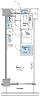 ザ・パークハビオ新宿【4階】の間取り