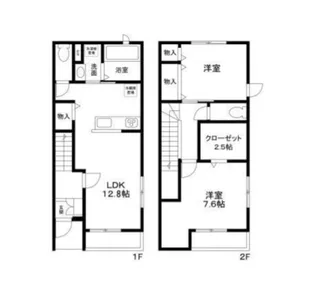 クレールの間取り