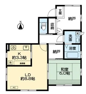 東京都板橋区常盤台1【一戸建】の間取り