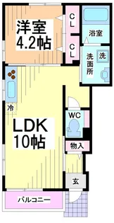 神奈川県川崎市多摩区登戸【アパート】の間取り