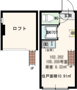 ラルーチェ【2階】の間取り