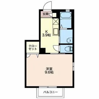 ディアス内川 E【2階】の間取り