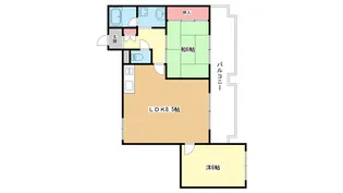 大阪府豊中市永楽荘1【マンション】の間取り
