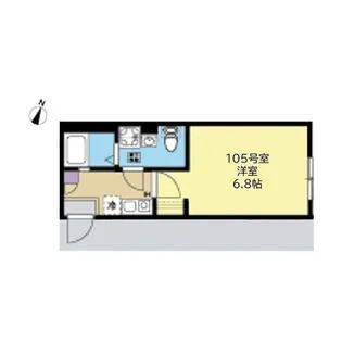 C.B.Grey.東林間【1階】の間取り