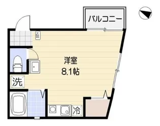 コルティーレ十条【1階】の間取り