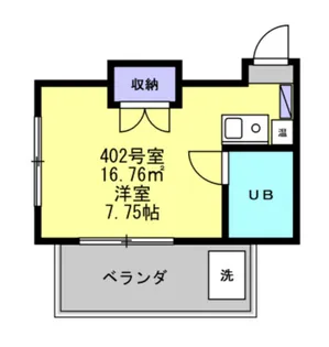 シャガール【4階】の間取り