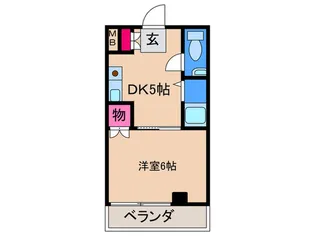 オリエンタル加美【3階】の間取り