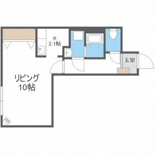 ボヌール17【4階】の間取り