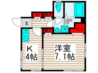 ブリヤン シュクセ【1階】の間取り