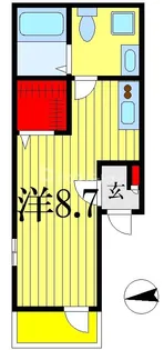 グラン・ノワール津田沼【2階】の間取り