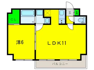 The Legend of Sakai【6階】の間取り