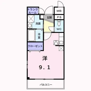 カレント【1階】の間取り