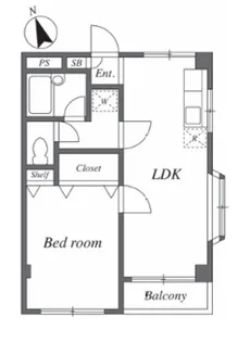 センチュリー赤羽【3階】の間取り