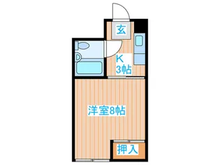 グリ-ン・フィ-ルド・ハウス【2階】の間取り